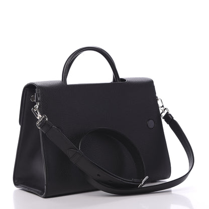 Christian Dior Grained Calfskin Medium Diorever Flap Black 2 of 8