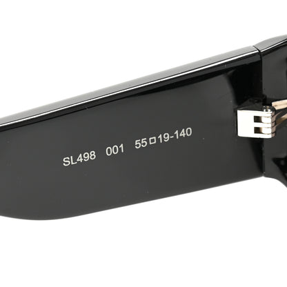 Saint Laurent Acetate Cat Eye Sunglasses SL498 Black 7 of 7