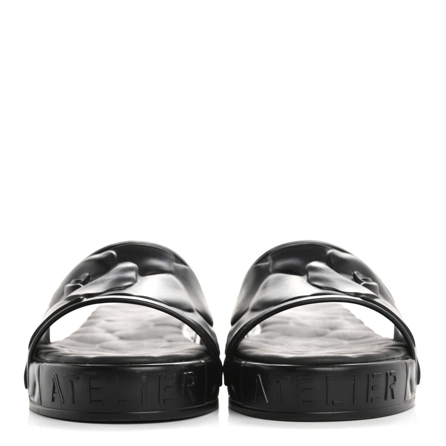 Rubber Atelier 03 Rose Edition 25/40mm Platform Slide Sandals 38 Black