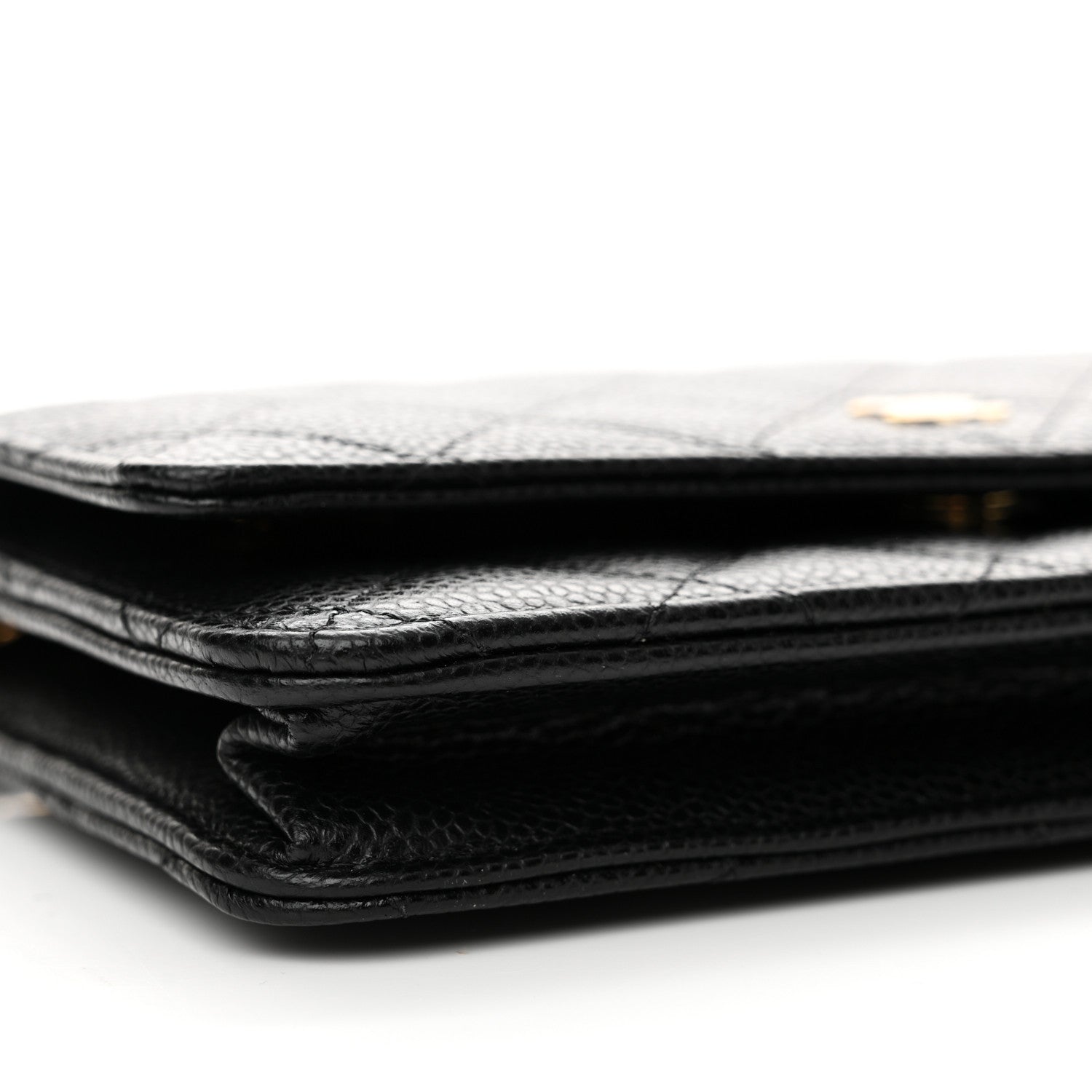 Chanel Caviar Quilted Wallet on Chain WOC Black 10 of 12