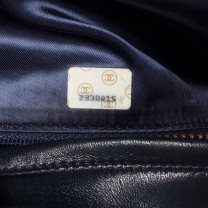 Chanel Lambskin Tassel Camera Case Navy 6 of 11