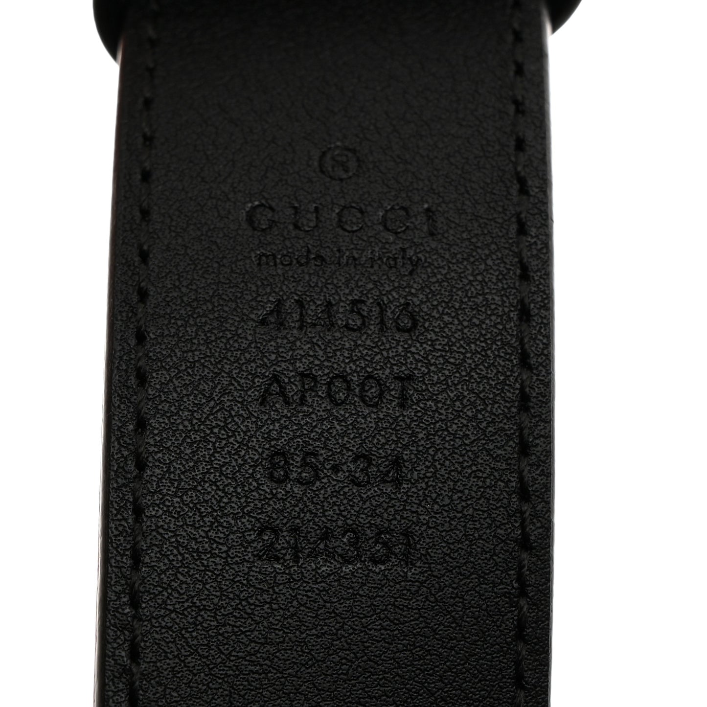 Calfskin Double G 30mm Belt 85 34 Black