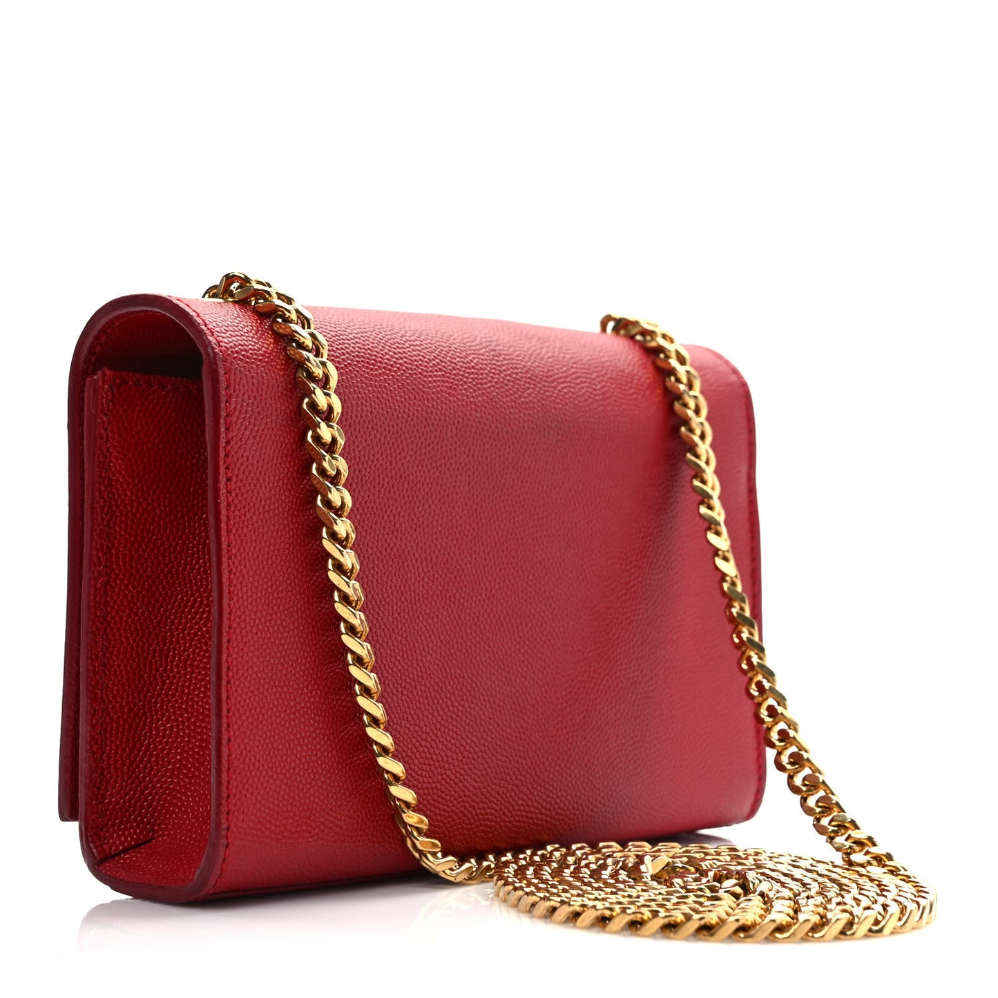 Grain De Poudre Small Monogram Kate Satchel Red