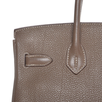 Hermes Togo Birkin 30 Etoupe 15 of 32