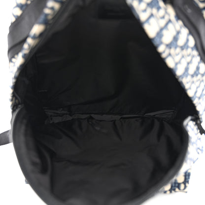 Christian Dior Oblique Diortravel Backpack Blue 5 of 10
