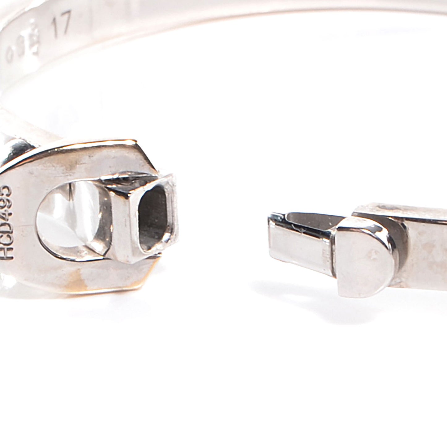 18k White Gold Diamond Clous Bracelet