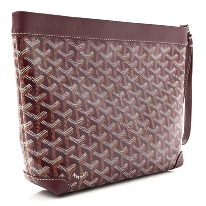 Goyard Goyardine Conti Pouch Burgundy 3 of 6