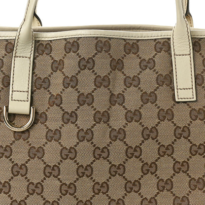 Gucci Monogram Medium New Britt Tote Off White 8 of 11