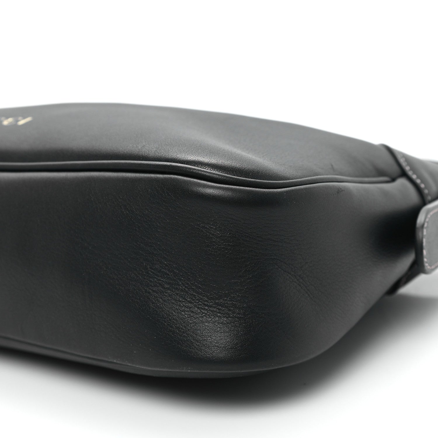 Gucci Calfskin Medium Emblem Shoulder Bag Black 10 of 11