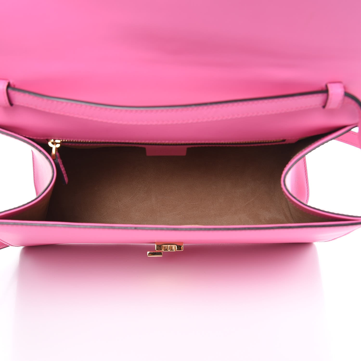 Gucci Vitello Fontanella Web Medium Sylvie Top Handle Bag Pink Tropical Flower 5 of 12