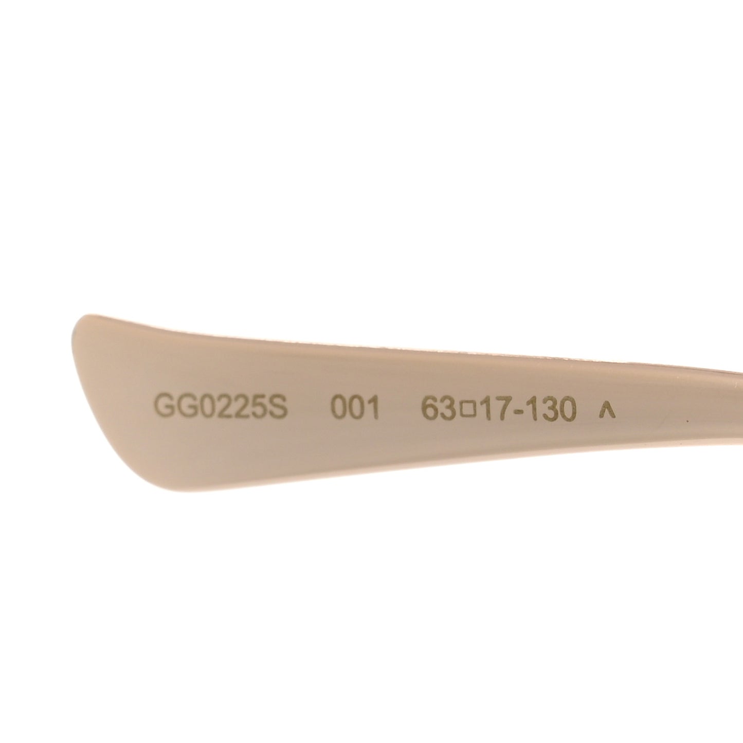 Metal Oversized Round Frame GG0225S Sunglasses Gold