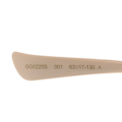 Gucci Metal Oversized Round Frame GG0225S Sunglasses Gold 5 of 6