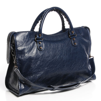 Balenciaga Agneau Classic Hardware City Bleu Obscur 3 of 12