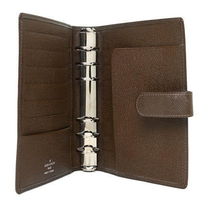 Louis Vuitton Taiga Medium Ring Agenda Cover Acajou 5 of 10
