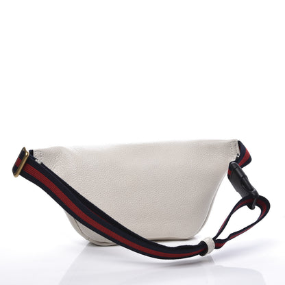 Gucci Grained Calfskin Small Logo Belt Bag White 2 of 10