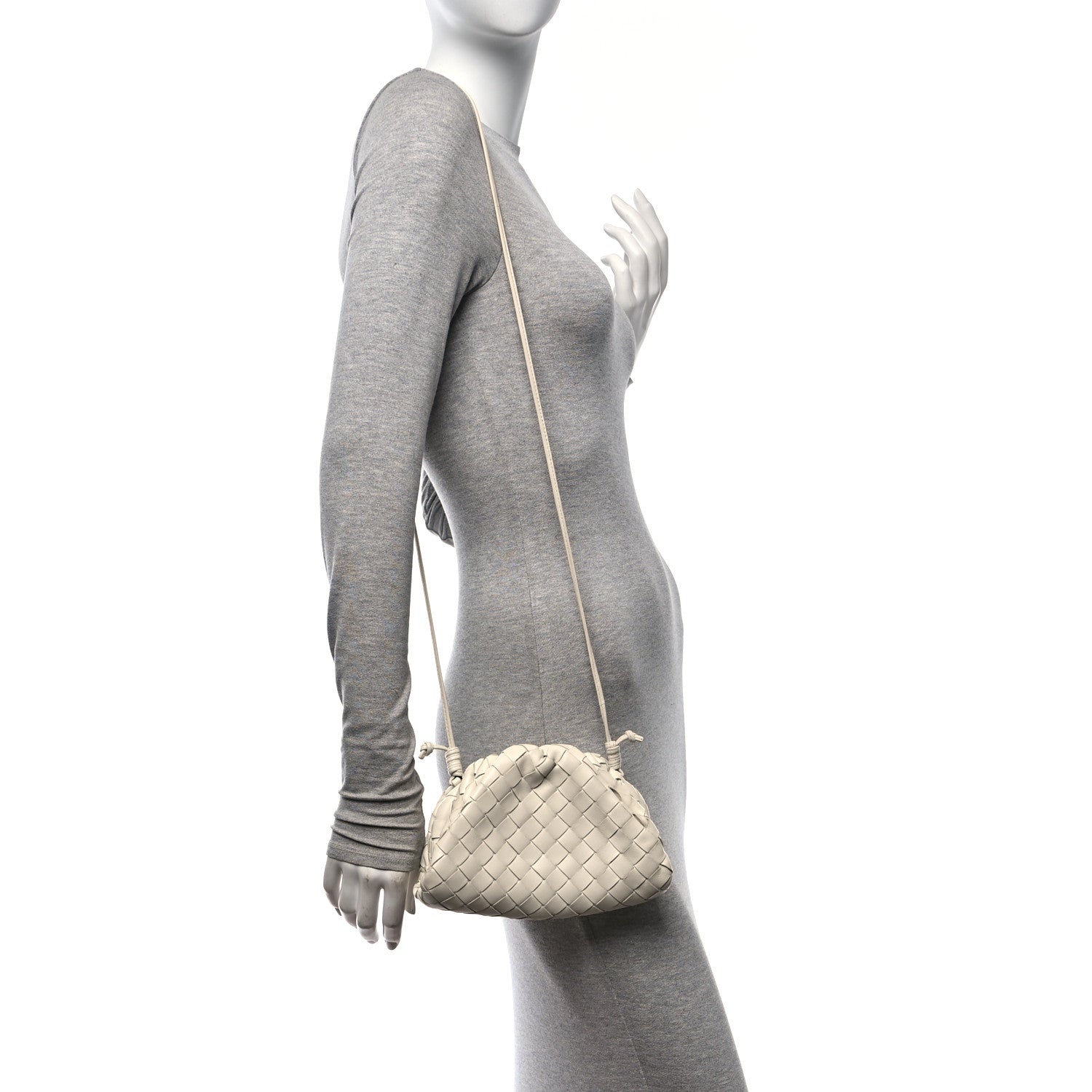 Bottega Veneta Nappa Intrecciato The Mini Pouch Chalk 2 of 11