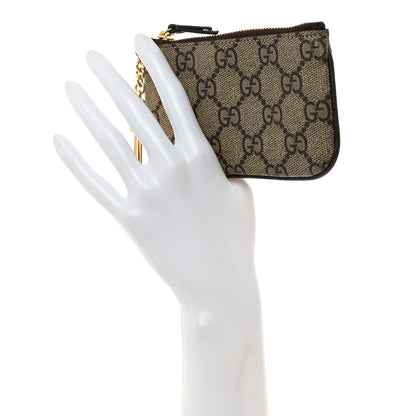 Gucci GG Supreme Monogram Key Case Brown 2 of 8