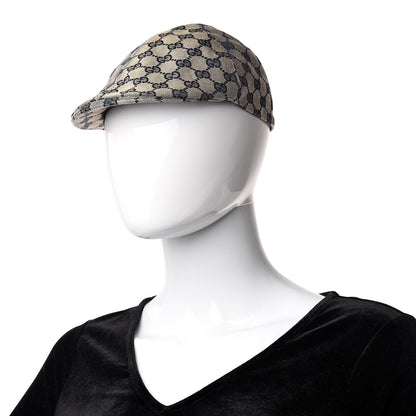 Gucci Monogram Kids Capello Driving Cap M Navy 2 of 5