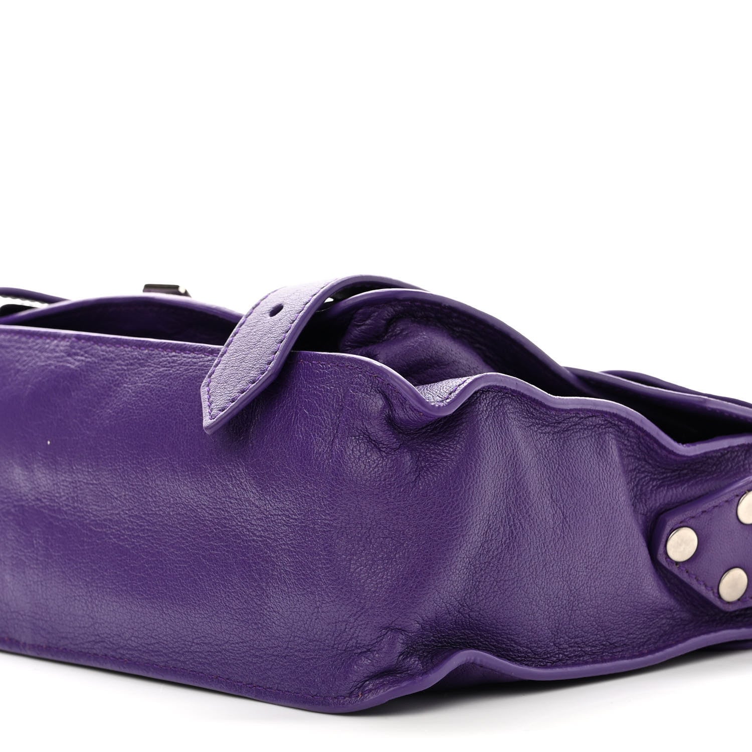 Proenza Schouler Lambskin Tiny PS1 Satchel Amethyst 10 of 11