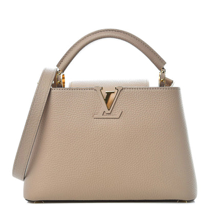 Louis Vuitton Taurillon Capucines BB Galet 1 of 9