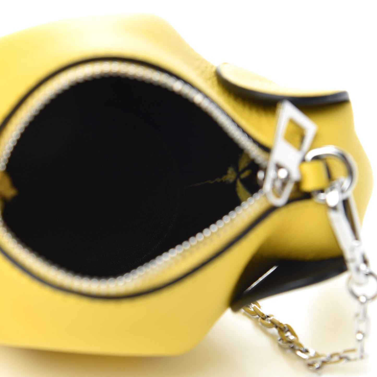 Calfskin Mini Elephant Crossbody Bag Yellow
