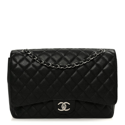 Chanel Caviar Quilted Maxi Double Flap Black 1 of 11