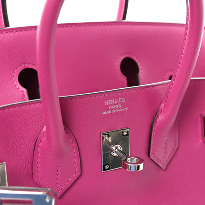 Hermes Swift Birkin 25 Rose Pourpre 6 of 11