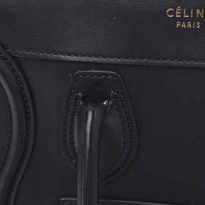 Celine Smooth Calfskin Micro Luggage Black 14 of 20