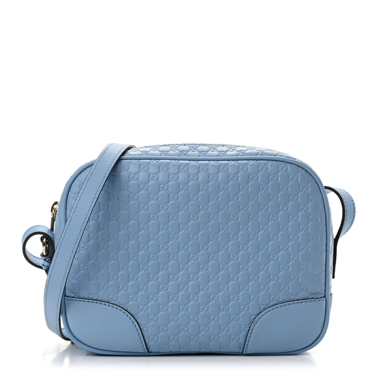 Microguccissima Mini Bree Messenger Bag Mineral Blue