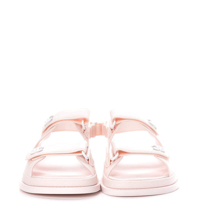 Chanel Rubber CC Flat Sandals 36 Pale Pink 2 of 9