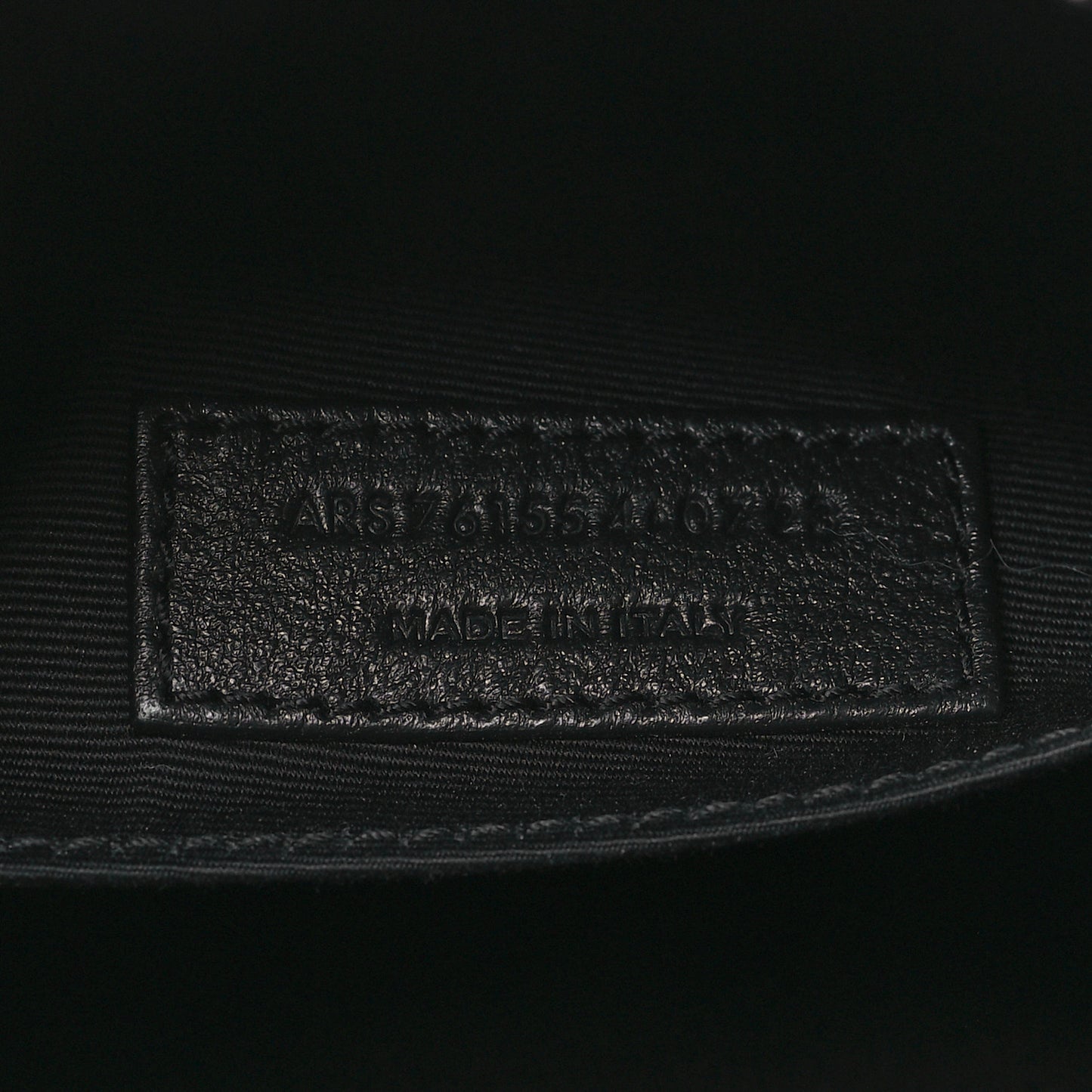 Calfskin Matelasse Monogram Lou Camera Bag Black
