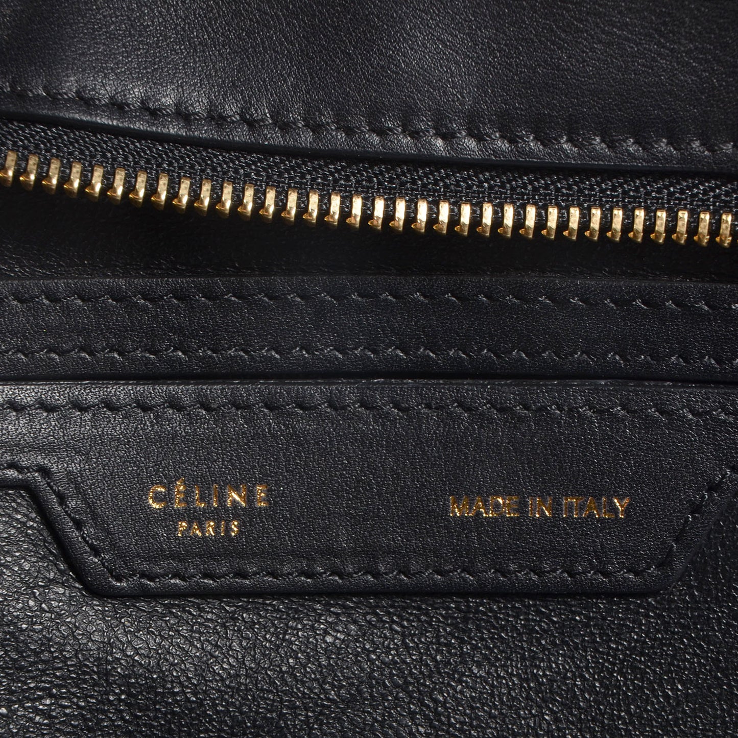 Crocodile Embossed Large Trapeze Black