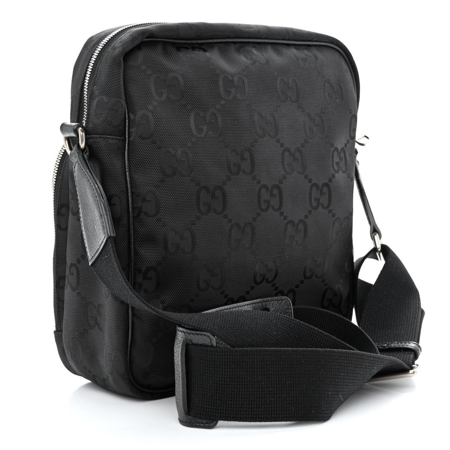 Econyl Nylon Monogram Off The Grid Messenger Black