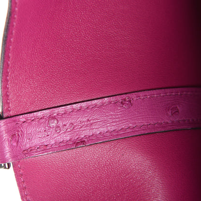Hermes Ostrich Picotin Lock 18 Rose Pourpre 7 of 10