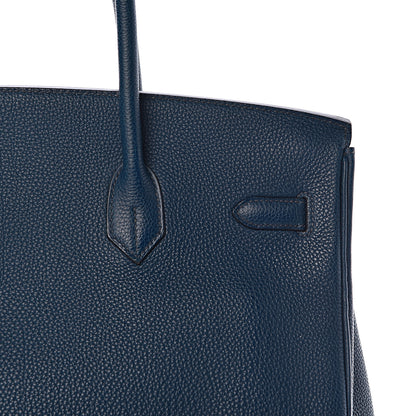 Hermes Togo Birkin 35 Bleu De Prusse 14 of 32