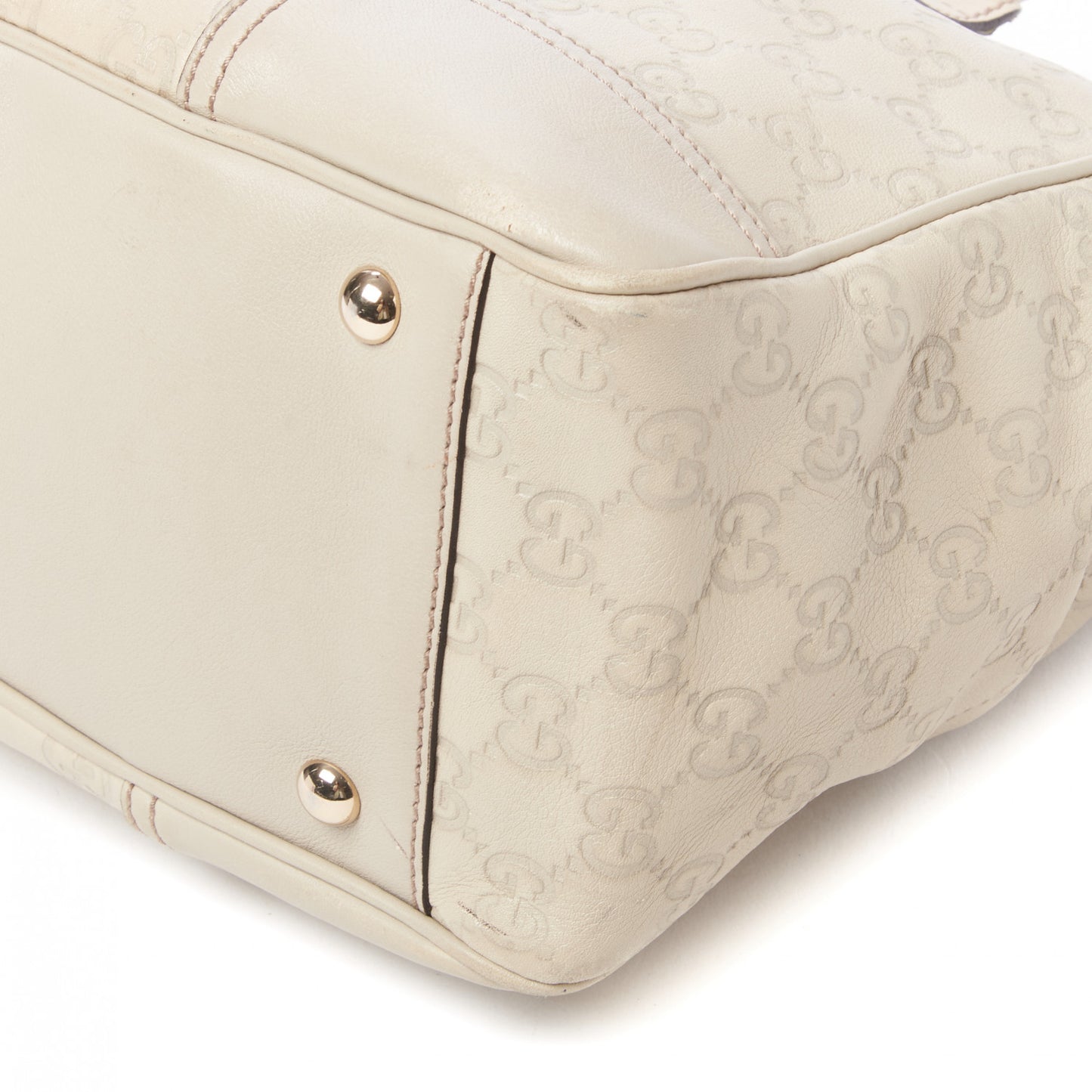 Guccissima Medium Princy Tote Off White