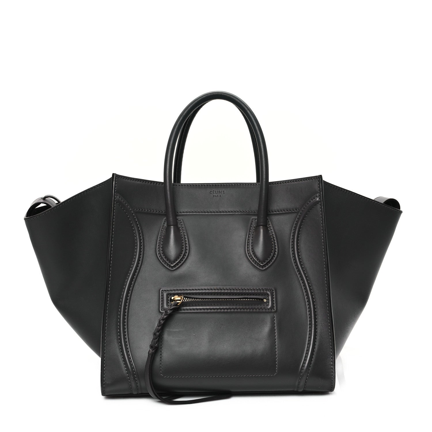 Celine Smooth Calfskin Medium Phantom Luggage Grey 1 of 10