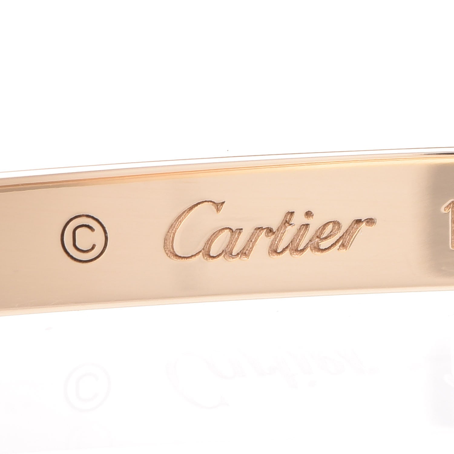 Cartier 18K Yellow Gold Small LOVE Bracelet 19 6 of 7