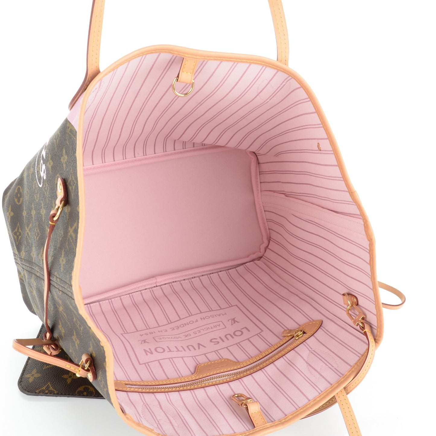 Monogram Puerto Banus V Neverfull MM Rose Ballerine