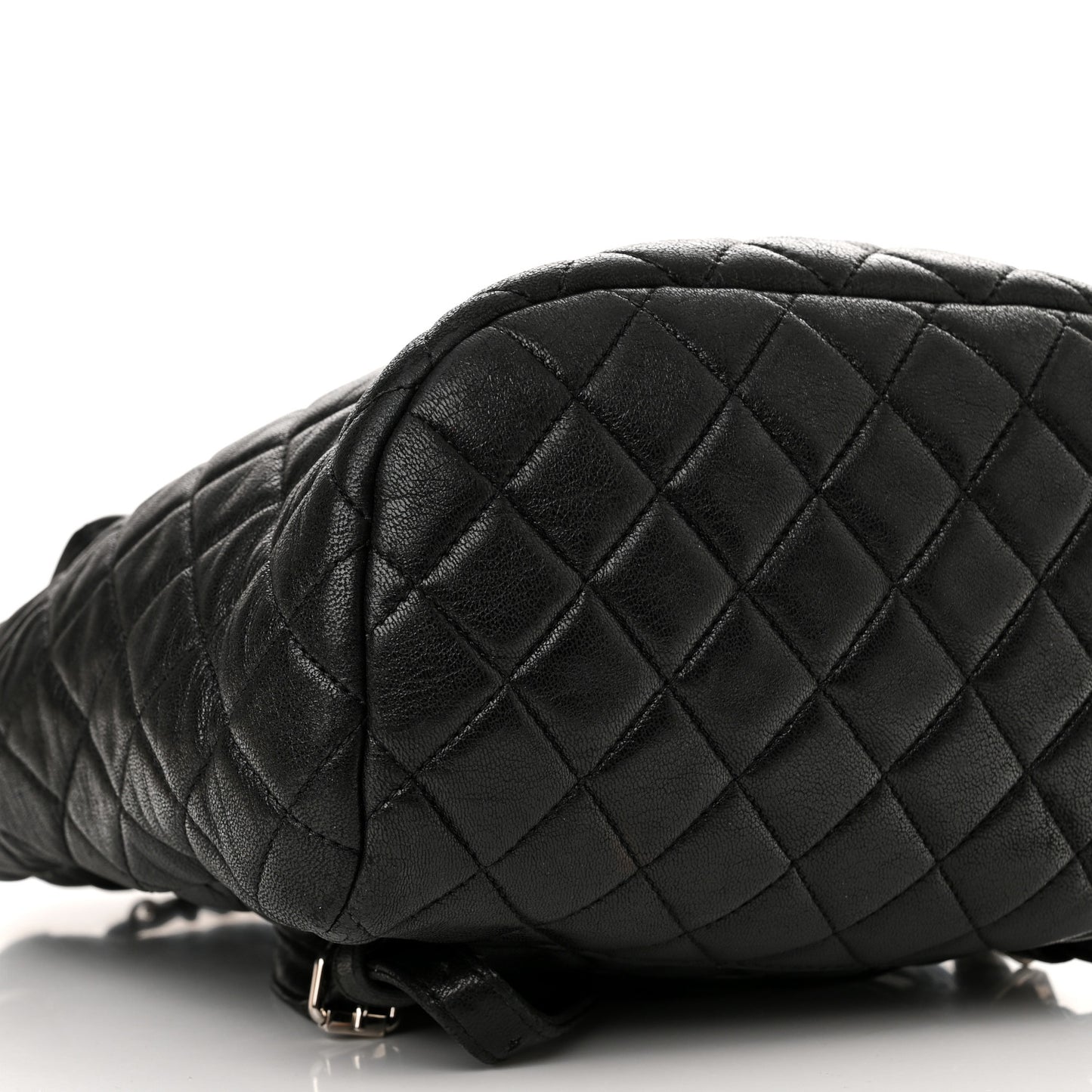 Lambskin Quilted Small Urban Spirit Backpack Black