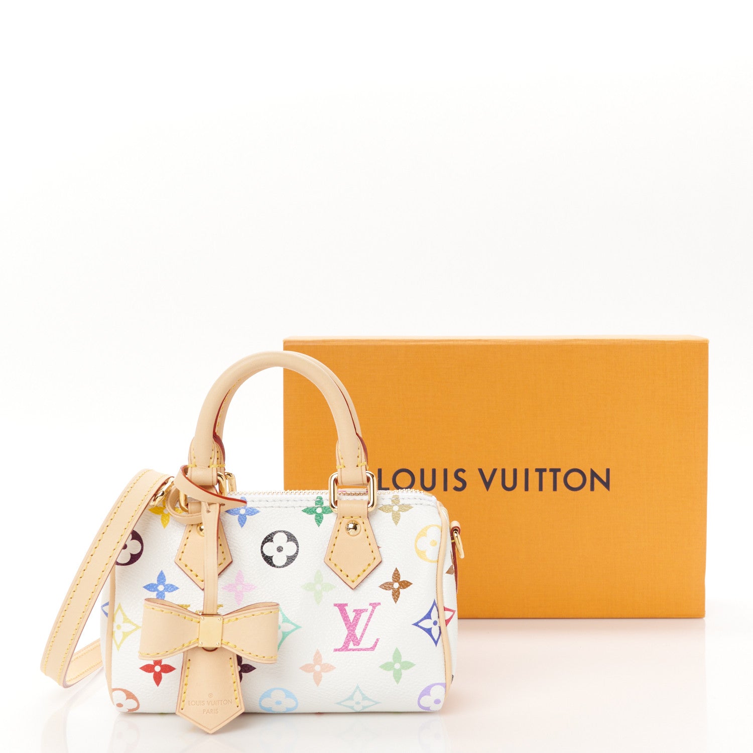 Louis Vuitton LV X TM Monogram Multicolor Nano Speedy White 10 of 10