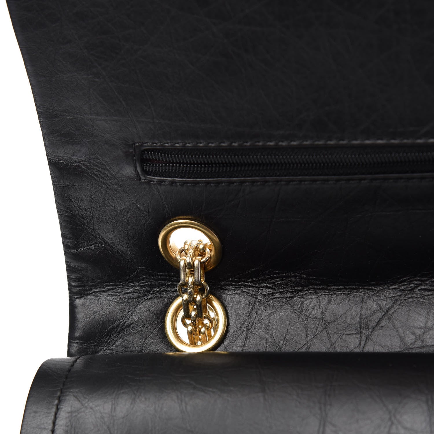 Chanel Aged Calfskin Quilted 2.55 Reissue 226 Flap Black 12 of 13