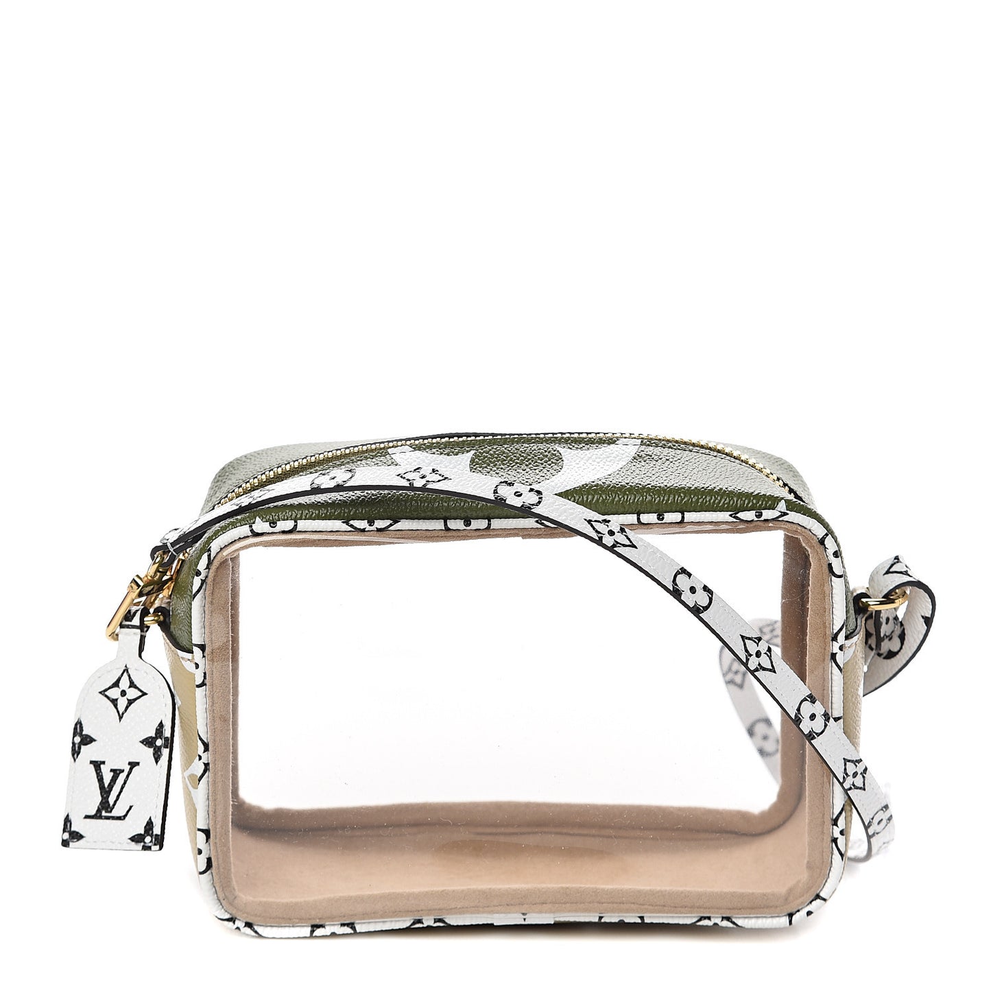 Monogram Giant Beach Pouch Kaki