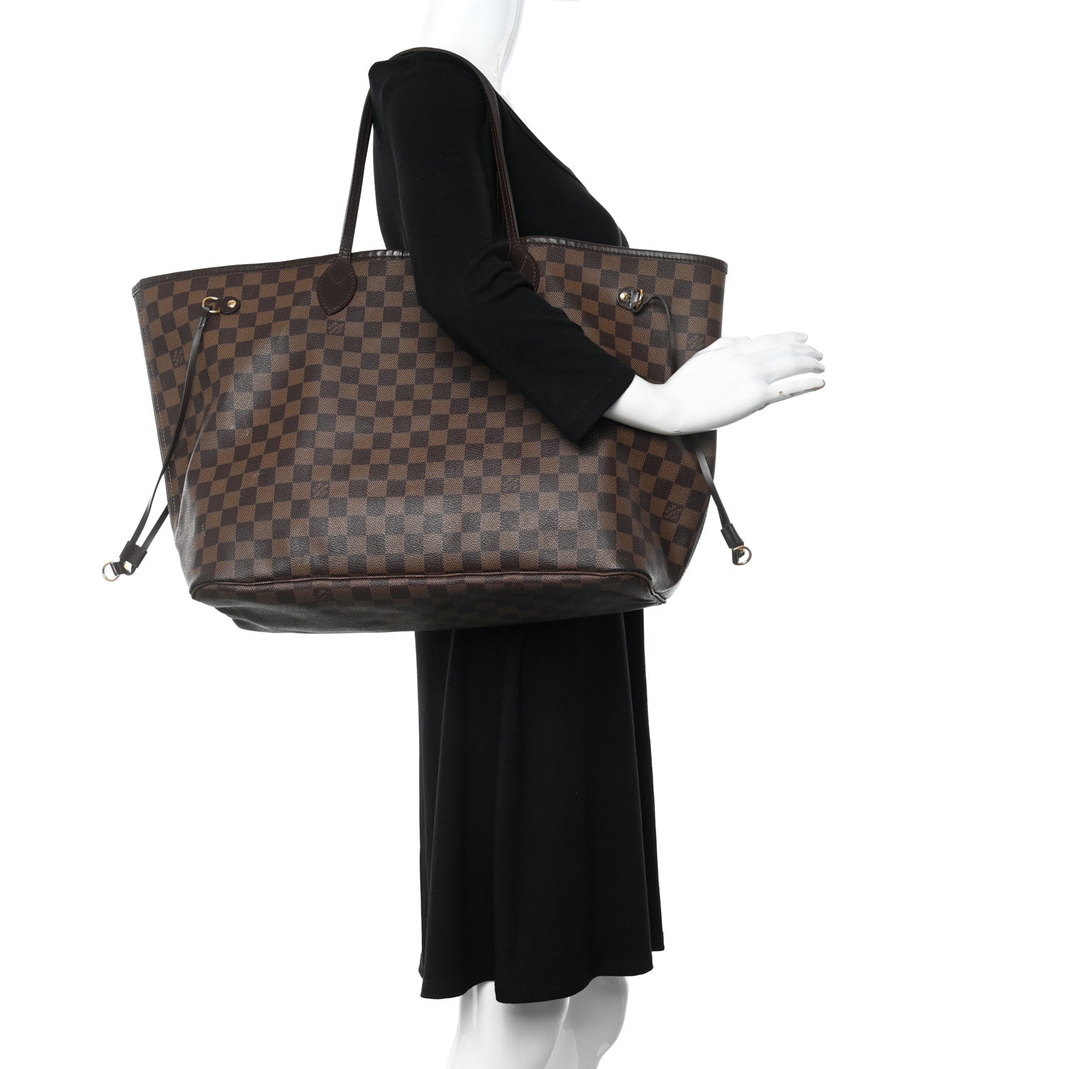 Louis Vuitton Damier Ebene Neverfull GM 2 of 12