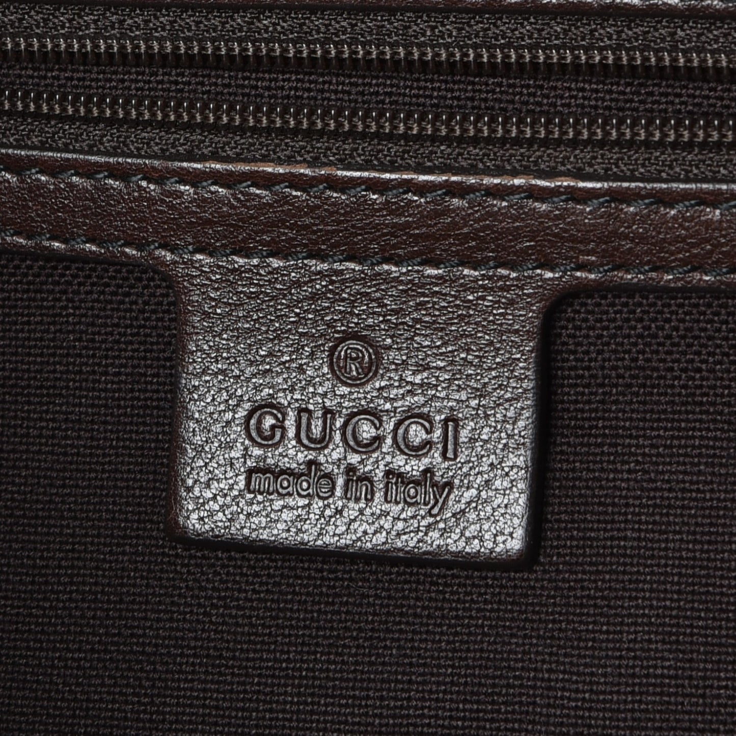 Crystal Monogram Medium Babouska Shopping Tote Dark Brown