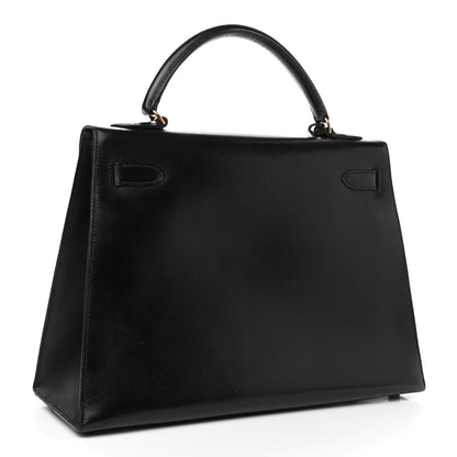 Hermes Box Kelly Sellier 32 Black 2 of 12
