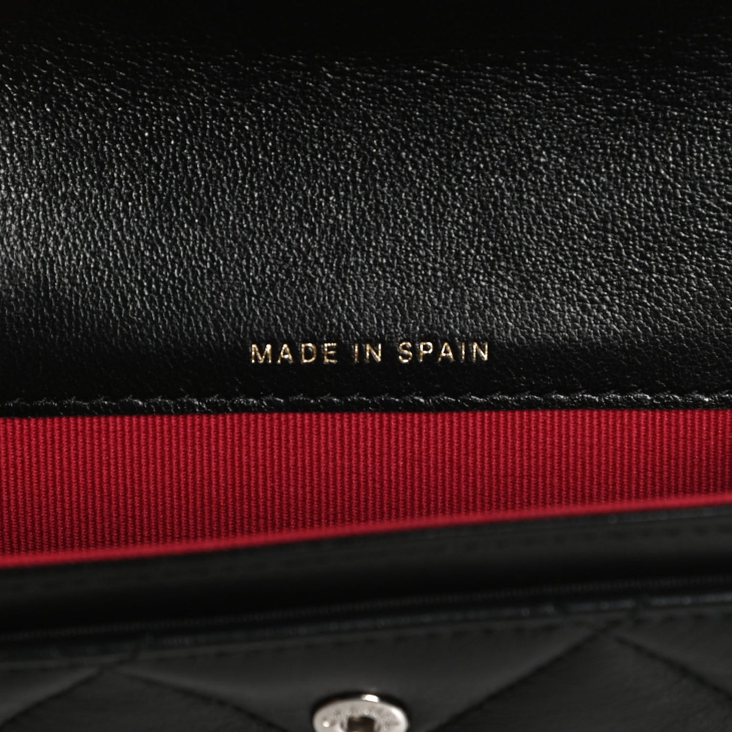 Lambskin Quilted Chanel 19 Flap Card Holder Black