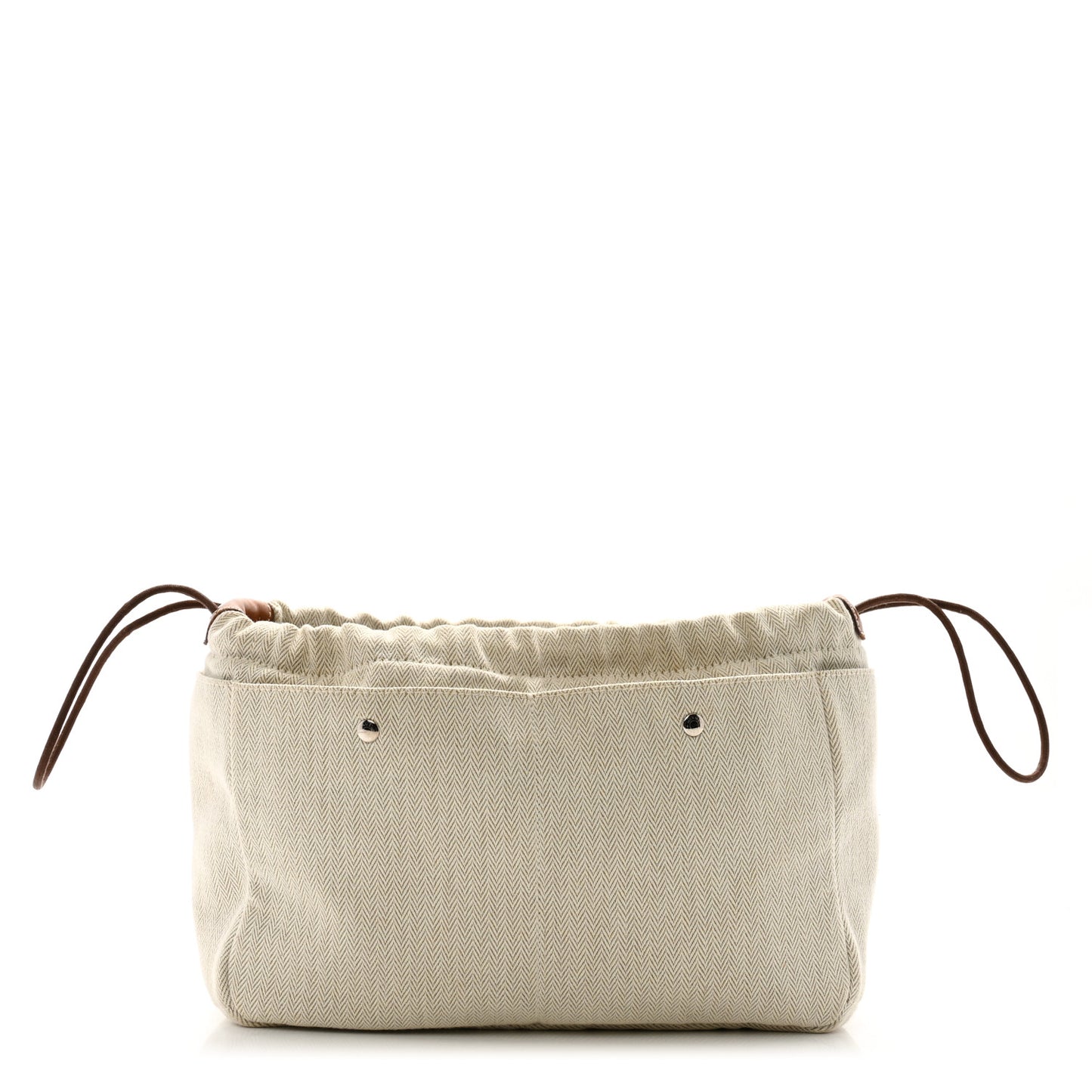 Canvas Barenia Fourbi 25 MM Pouch Naturel Fauve