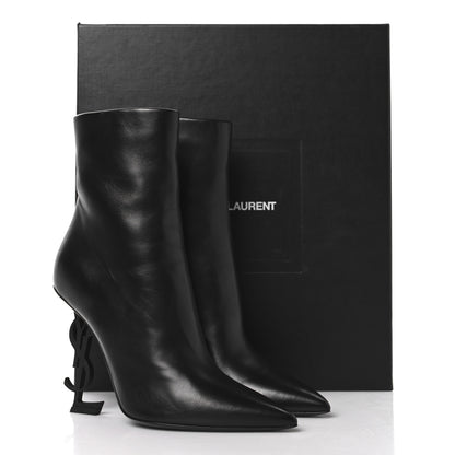 Saint Laurent Nappa Vendome Opyum 110 Ankle Boots 38.5 Black 9 of 9