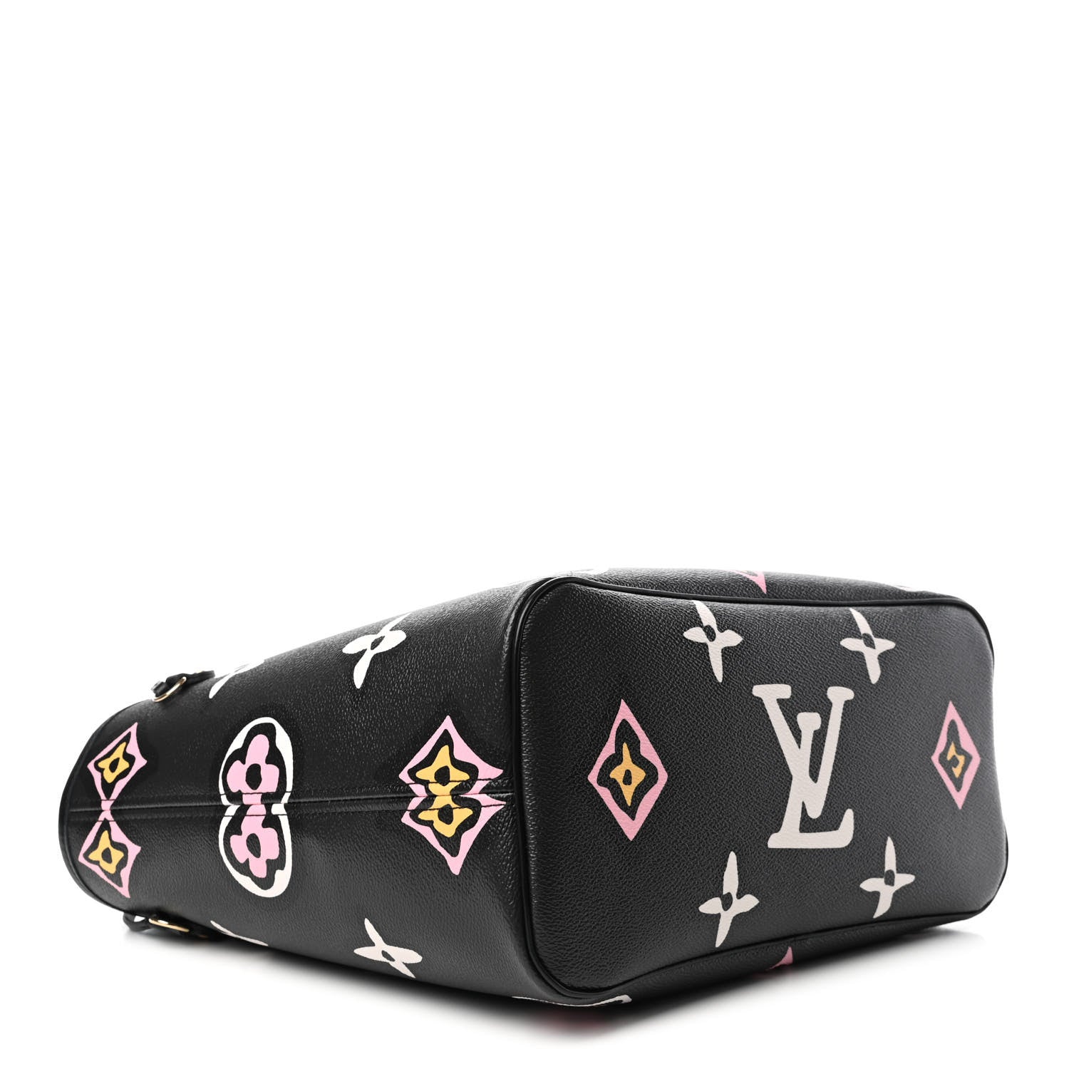 Louis Vuitton Monogram Giant Wild At Heart Neverfull MM Black 3 of 4